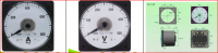 Đồng hồ Cos Phi - Hz ĐỒNG HỒ VÔN, AMPE ANALOG LS-110 100X110